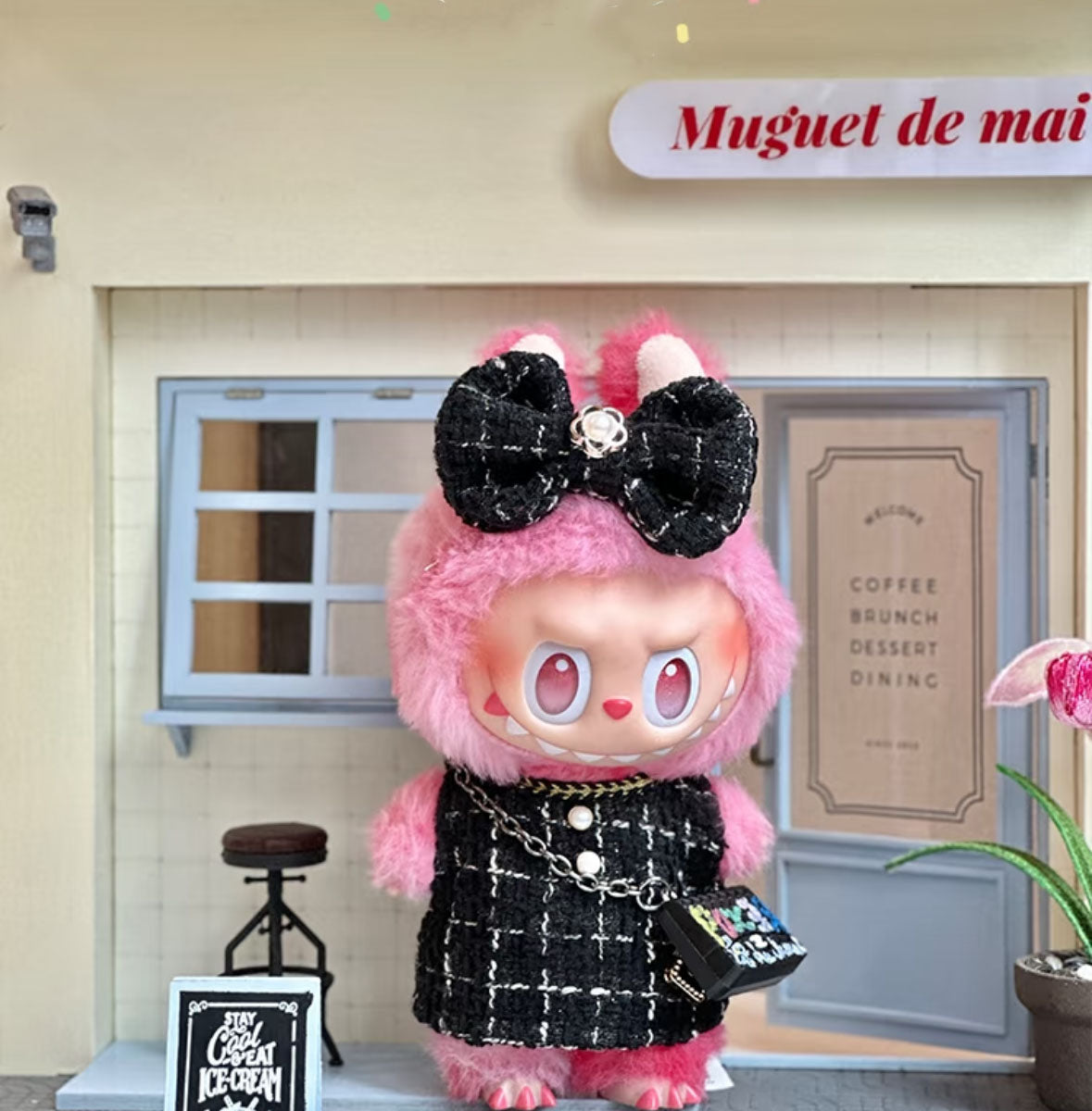Labubu Custom |Petite Chanel-Style Set